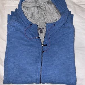 Men’s Vince - blue lined hoodie - size L